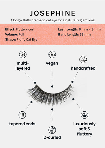 D-LUX Curl Premium Faux Mink Lashes - Josephine
