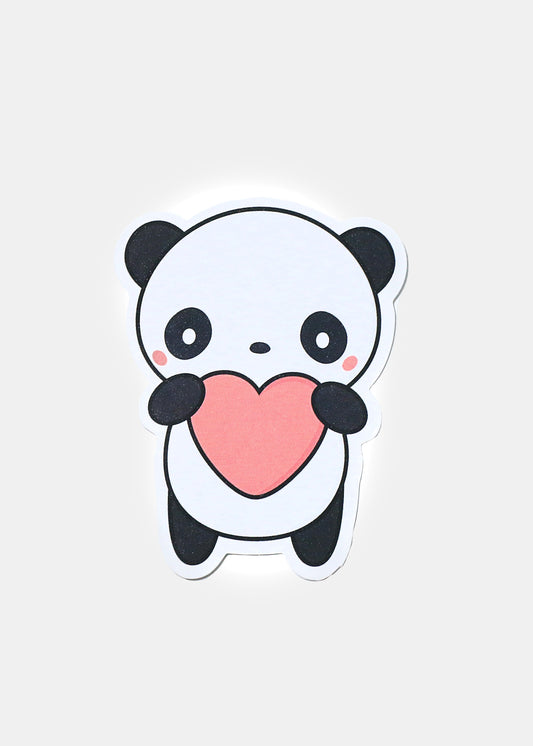 Official Key Items Sticker - Heart Panda