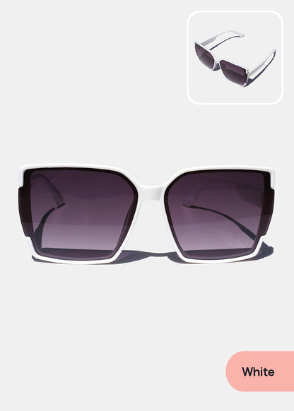 Oversized Chic Rectangular Glasses