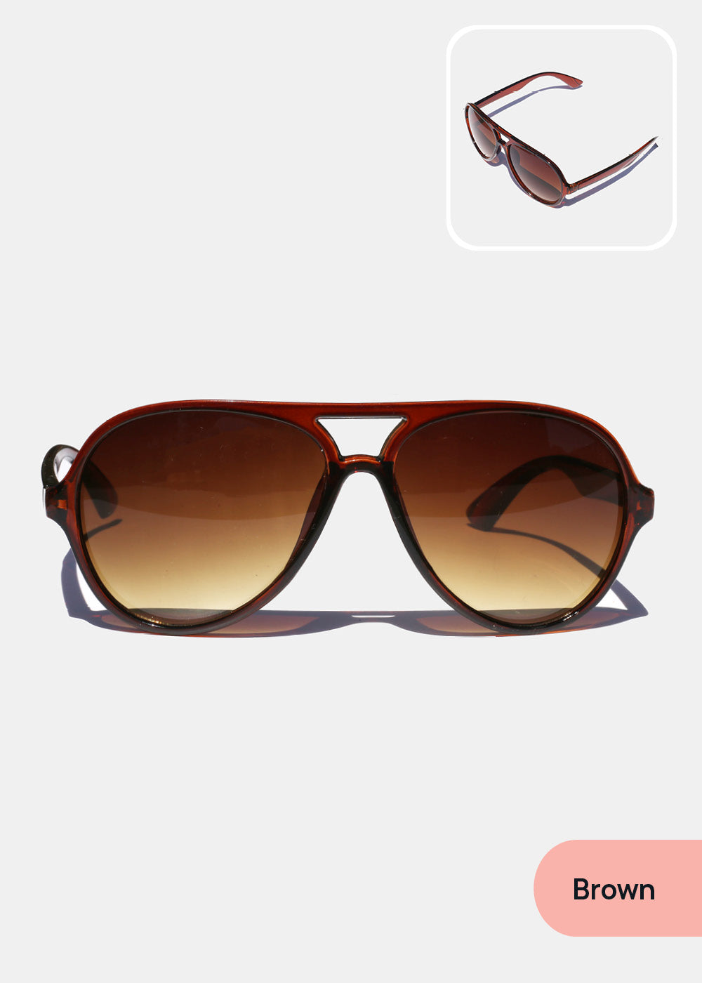 Stylish Double-Bridge Aviators