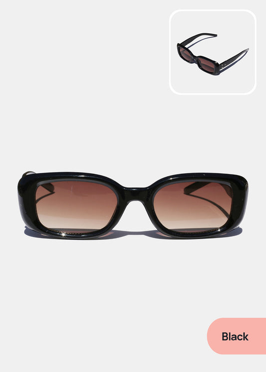 Rectangular Gradient Sunglasses