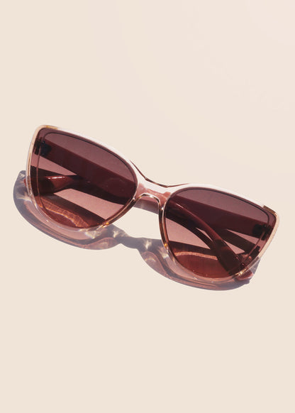 Semi-Transparent Cat-Eye Glasses