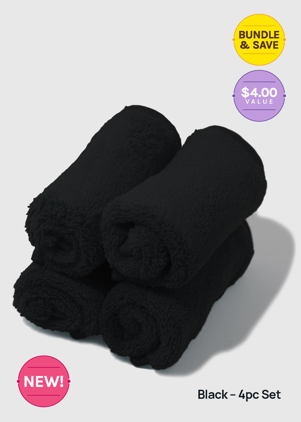 AOA Microfiber Washcloth Towel