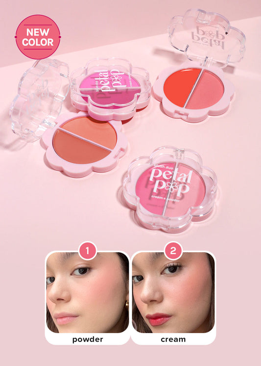 AOA Petal Pop Blush Duo Cream + Powder