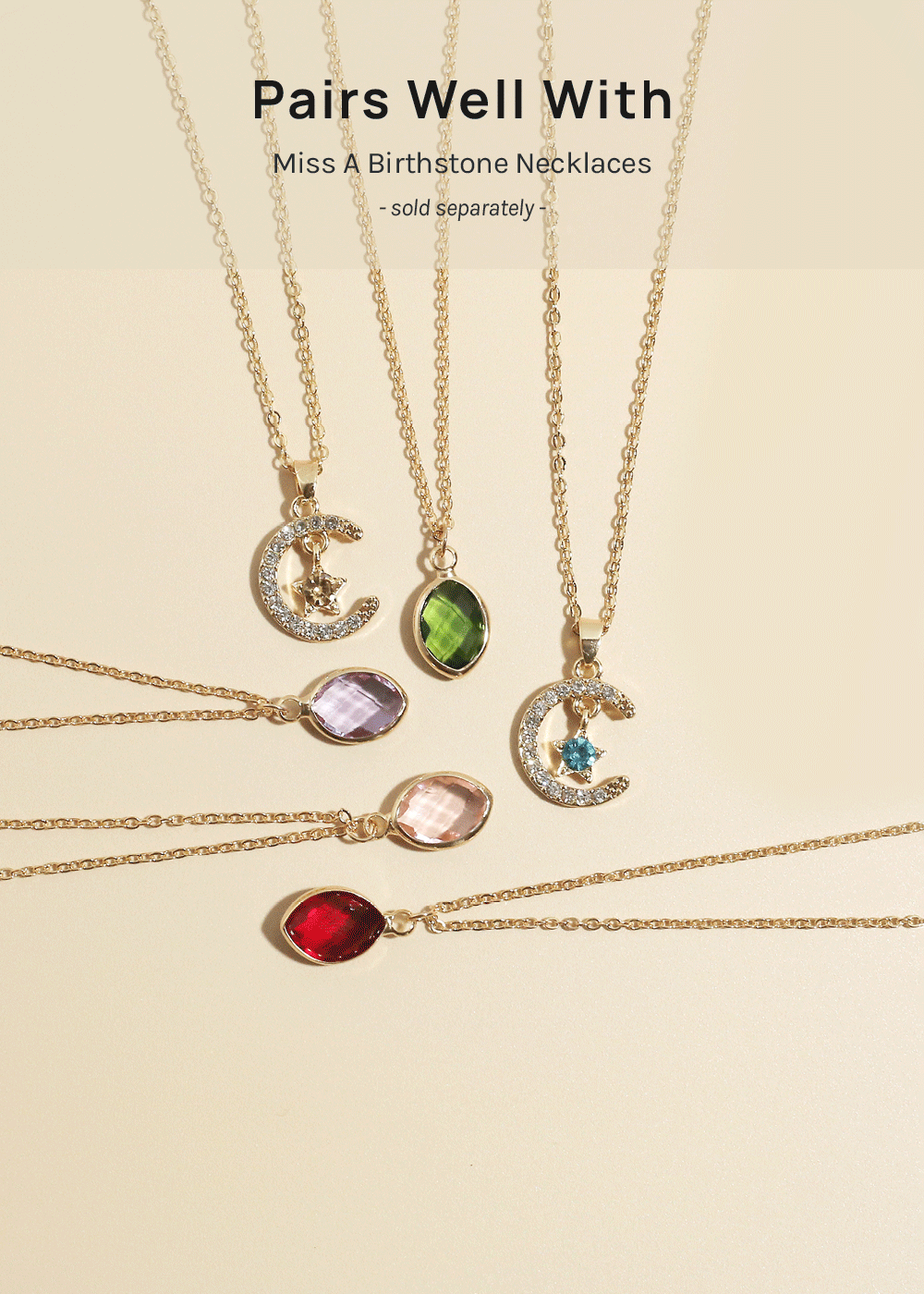 Miss A Necklace Clasp - Silver