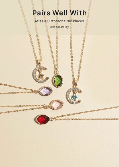 Miss A Necklace Clasp - Silver