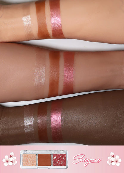 AOA Cherry Blossom 3-Color Eyeshadow Palettes