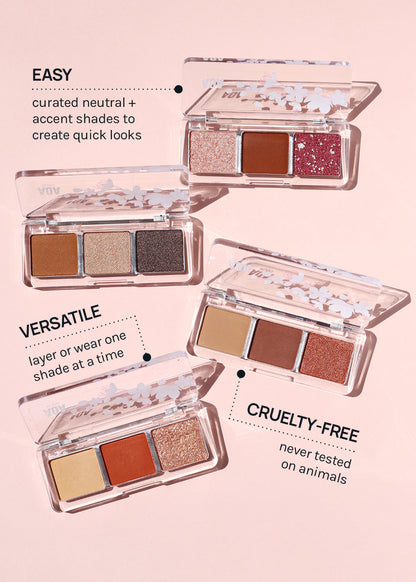 AOA Cherry Blossom 3-Color Eyeshadow Palettes