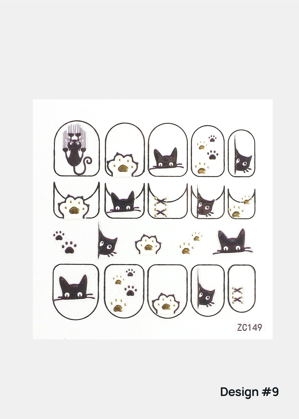 AOA 3D Nail Art Decals