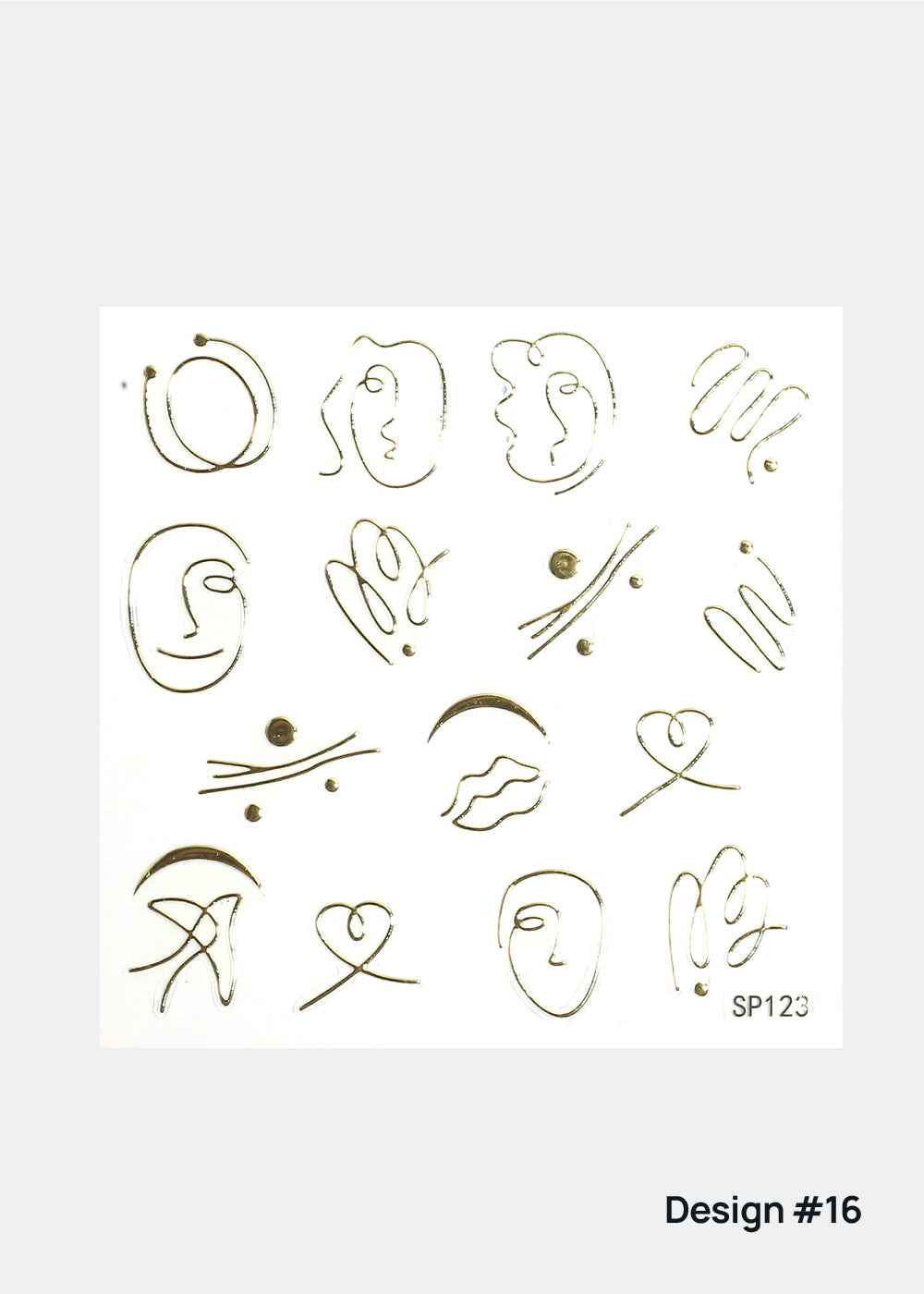 AOA 3D Nail Art Decals