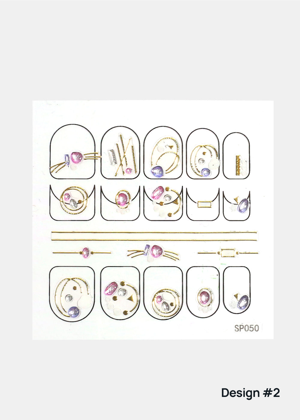 AOA 3D Nail Art Decals