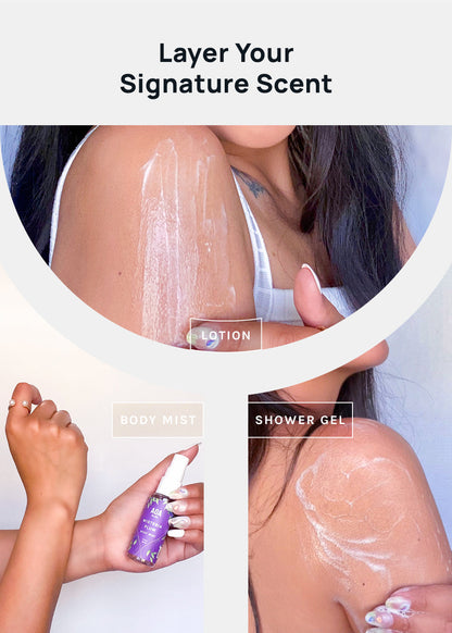 AOA Lotion, Shower Gel & Body Mist - Wisteria Plum