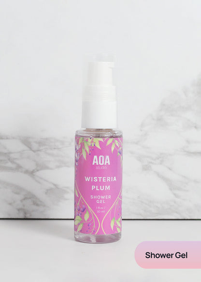 AOA Lotion, Shower Gel & Body Mist - Wisteria Plum