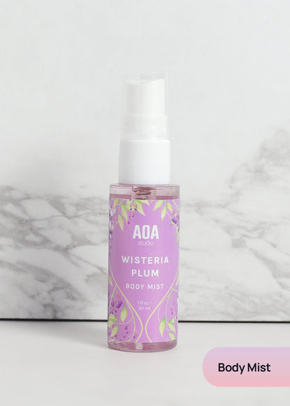AOA Lotion, Shower Gel & Body Mist - Wisteria Plum