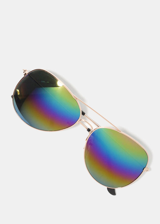 Rainbow Reflective Sunglasses