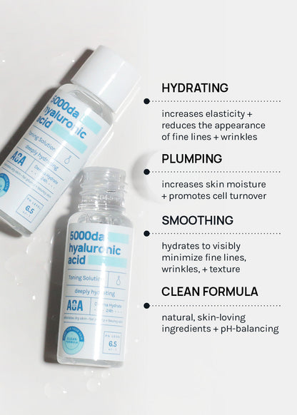 AOA Skin 5000da Hyaluronic Acid Toner 20ml