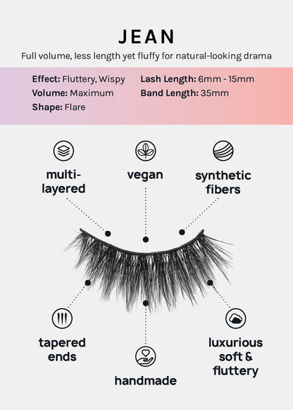 Paw Paw: 3D Faux Mink Lashes - Jean 5-Pack