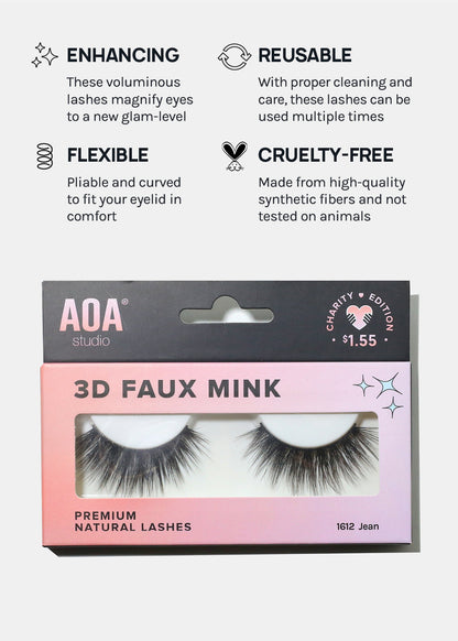 Paw Paw: 3D Faux Mink Lashes - Jean 5-Pack