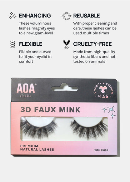 Paw Paw: 3D Faux Mink Lashes - Elidia 5-Pack