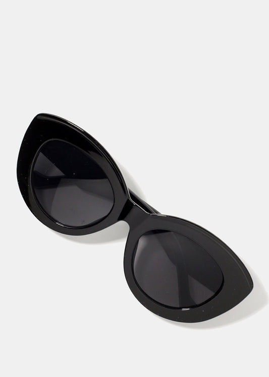 A+ Thick Cat Eye Sunglasses