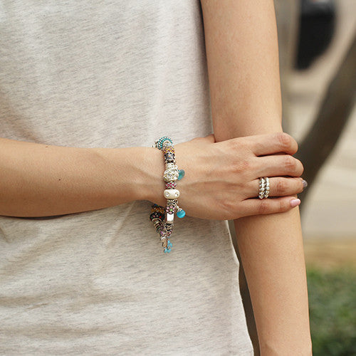 Miss A Bead Charm Foundation Bangle - Medium