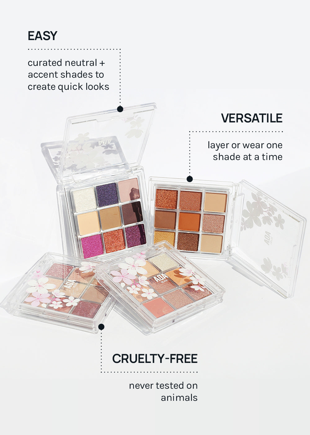 AOA Cherry Blossom 9-Color Eyeshadow Palettes