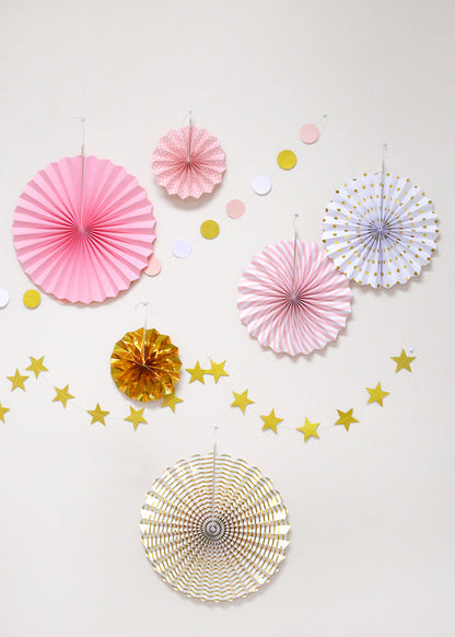Official Key Items- Pink Paper Fan Decor