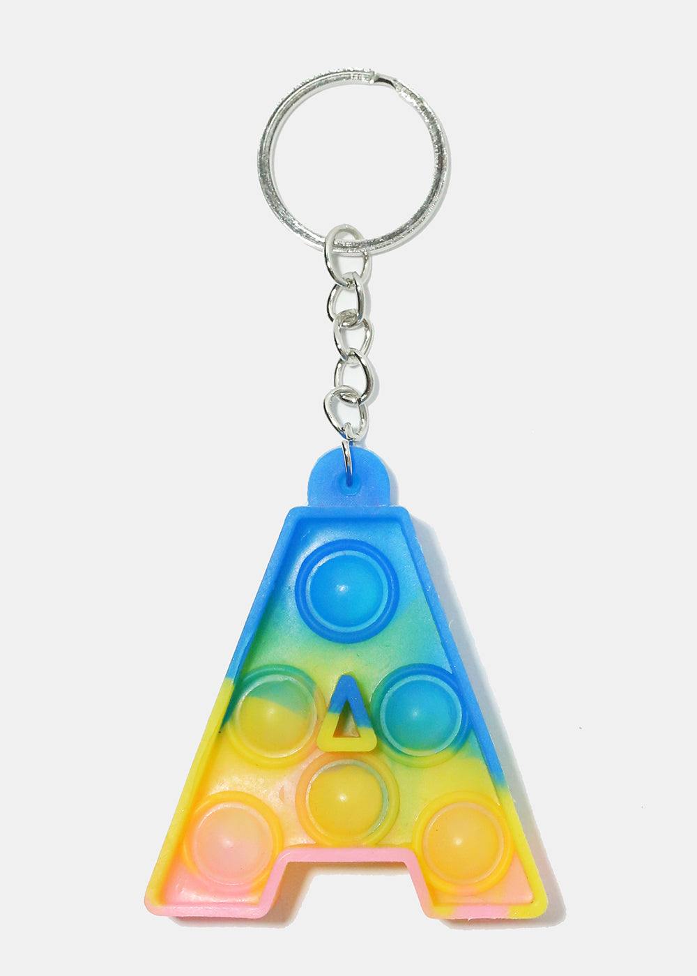 Alphabet Push Pop Keychain