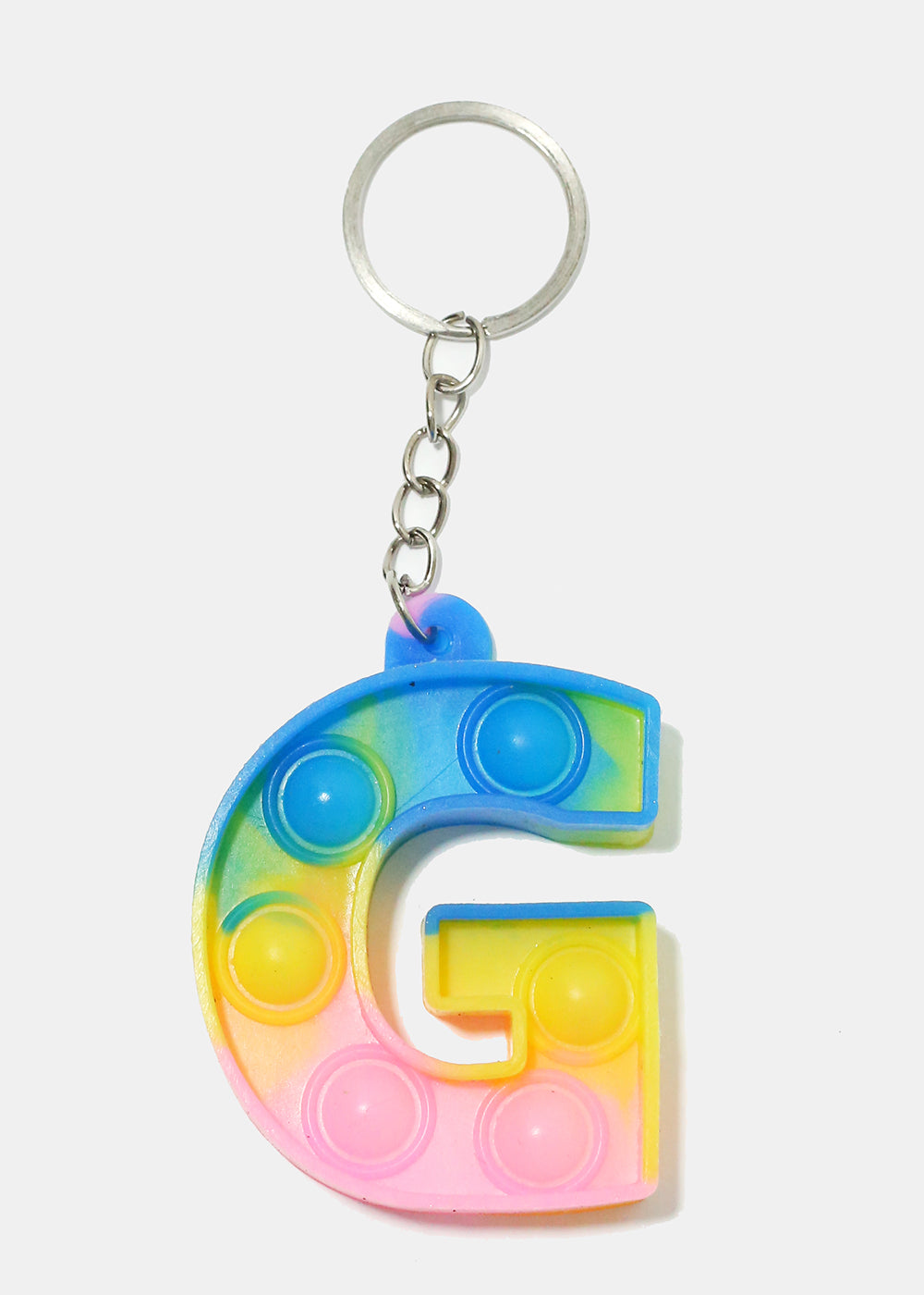 Alphabet Push Pop Keychain