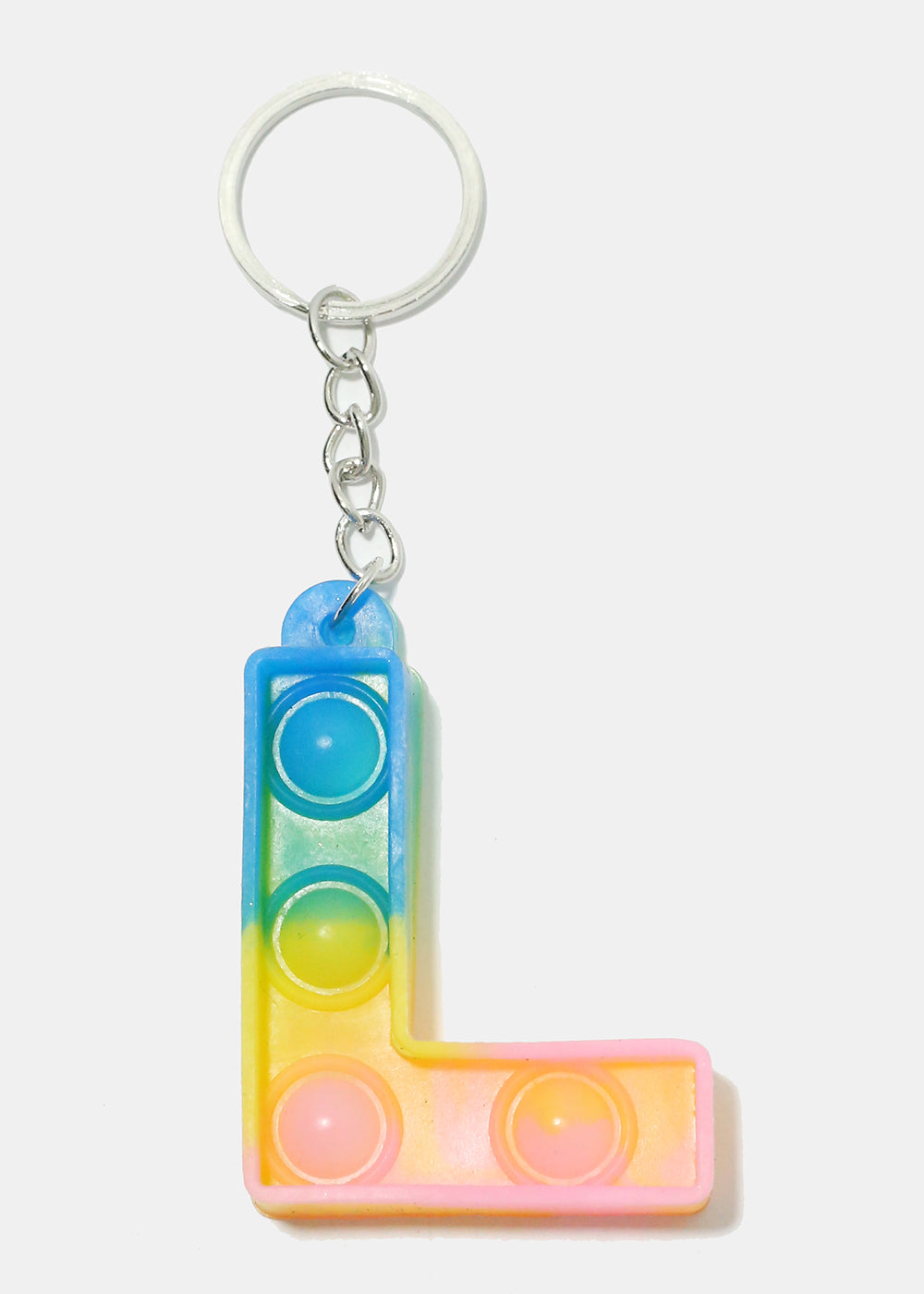Alphabet Push Pop Keychain