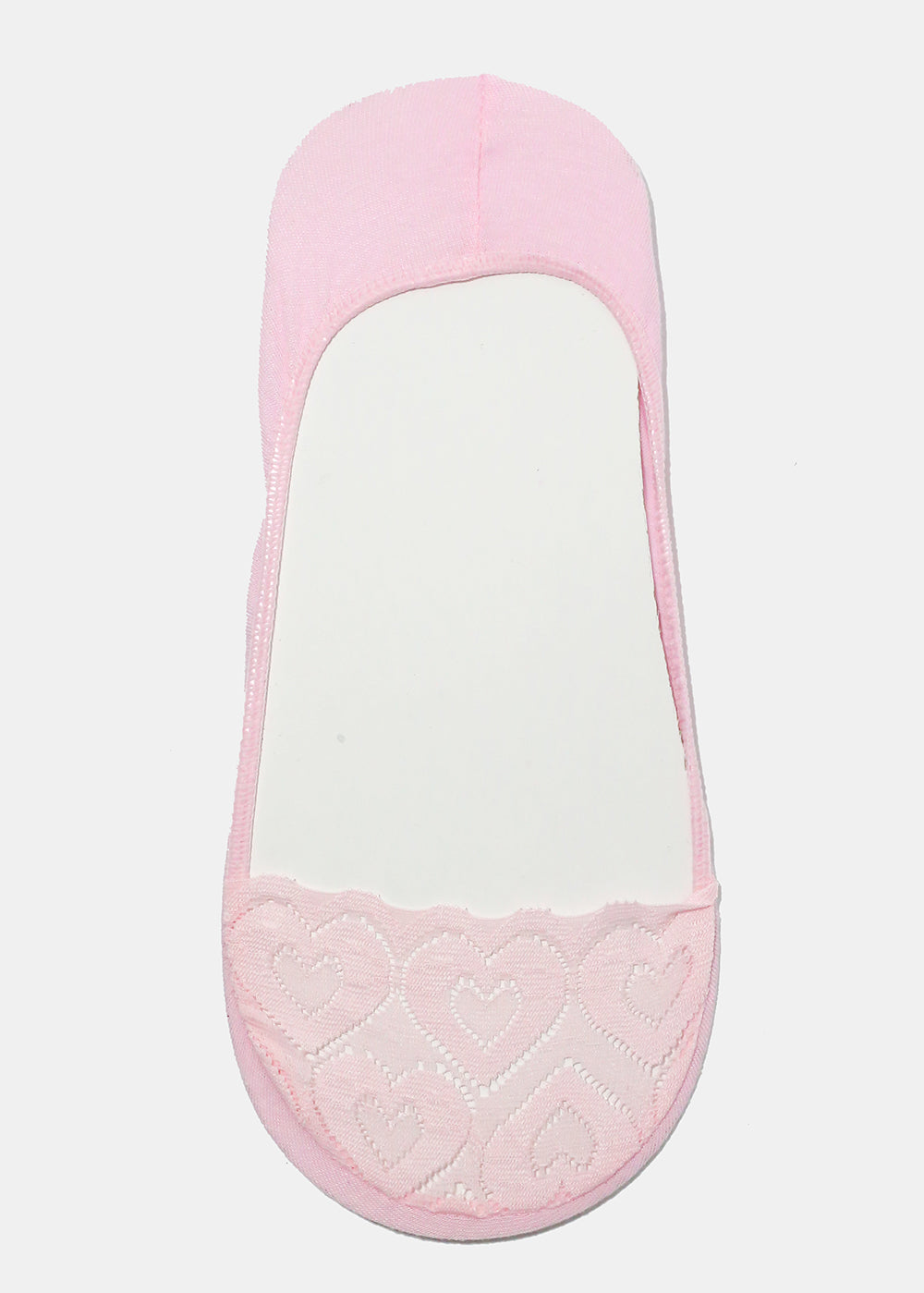 Heart Lace No-Show Socks