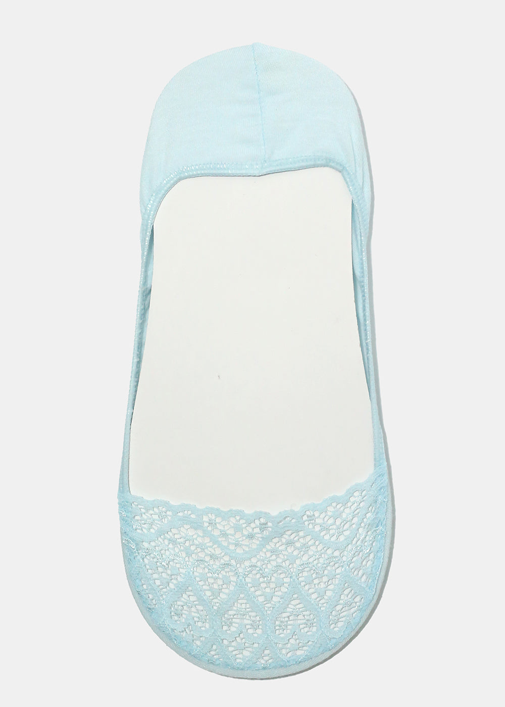 Heart Lace No Show Socks