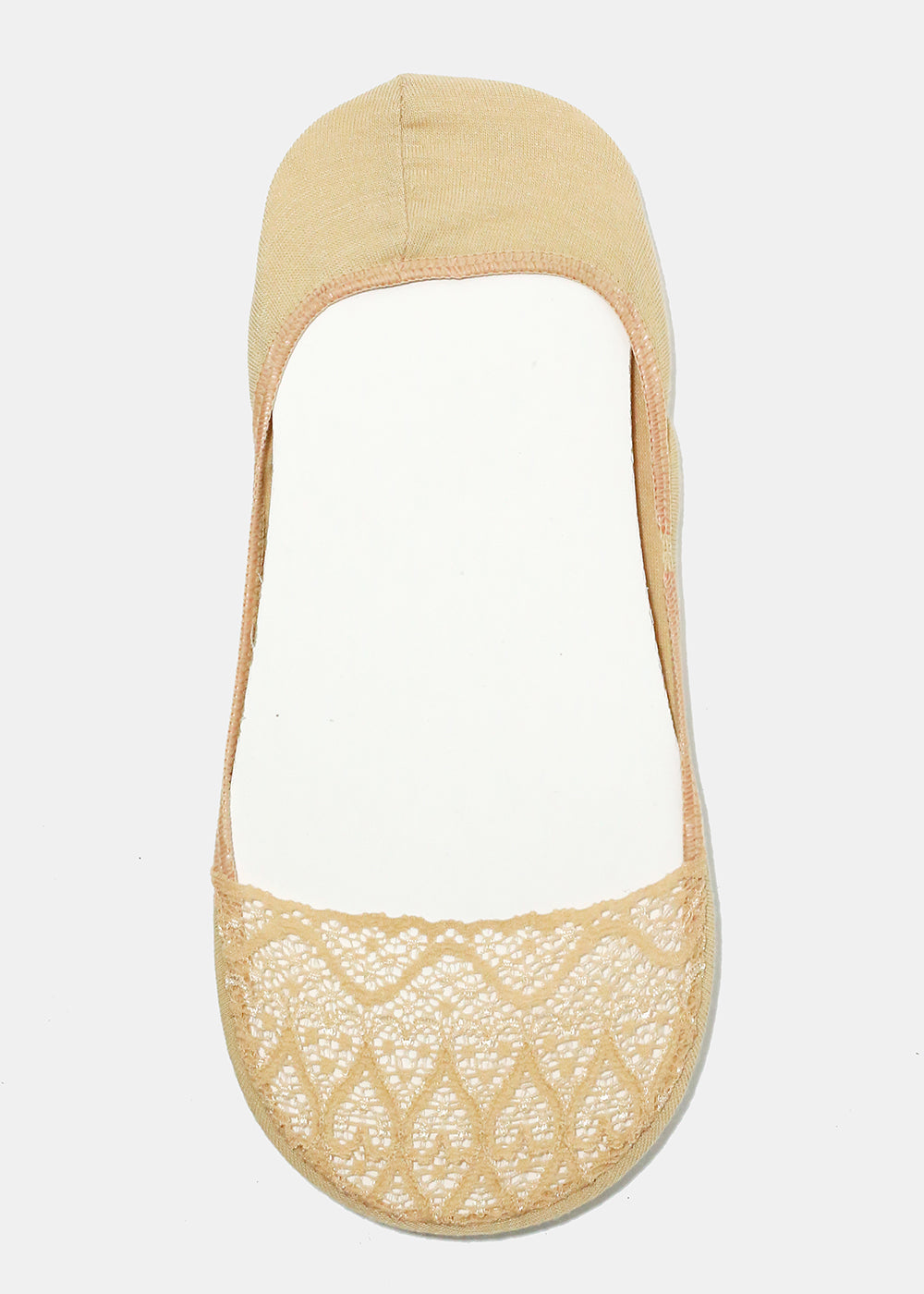 Heart Lace No Show Socks