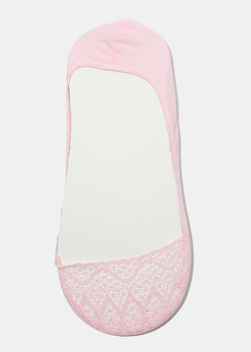 Heart Lace No Show Socks