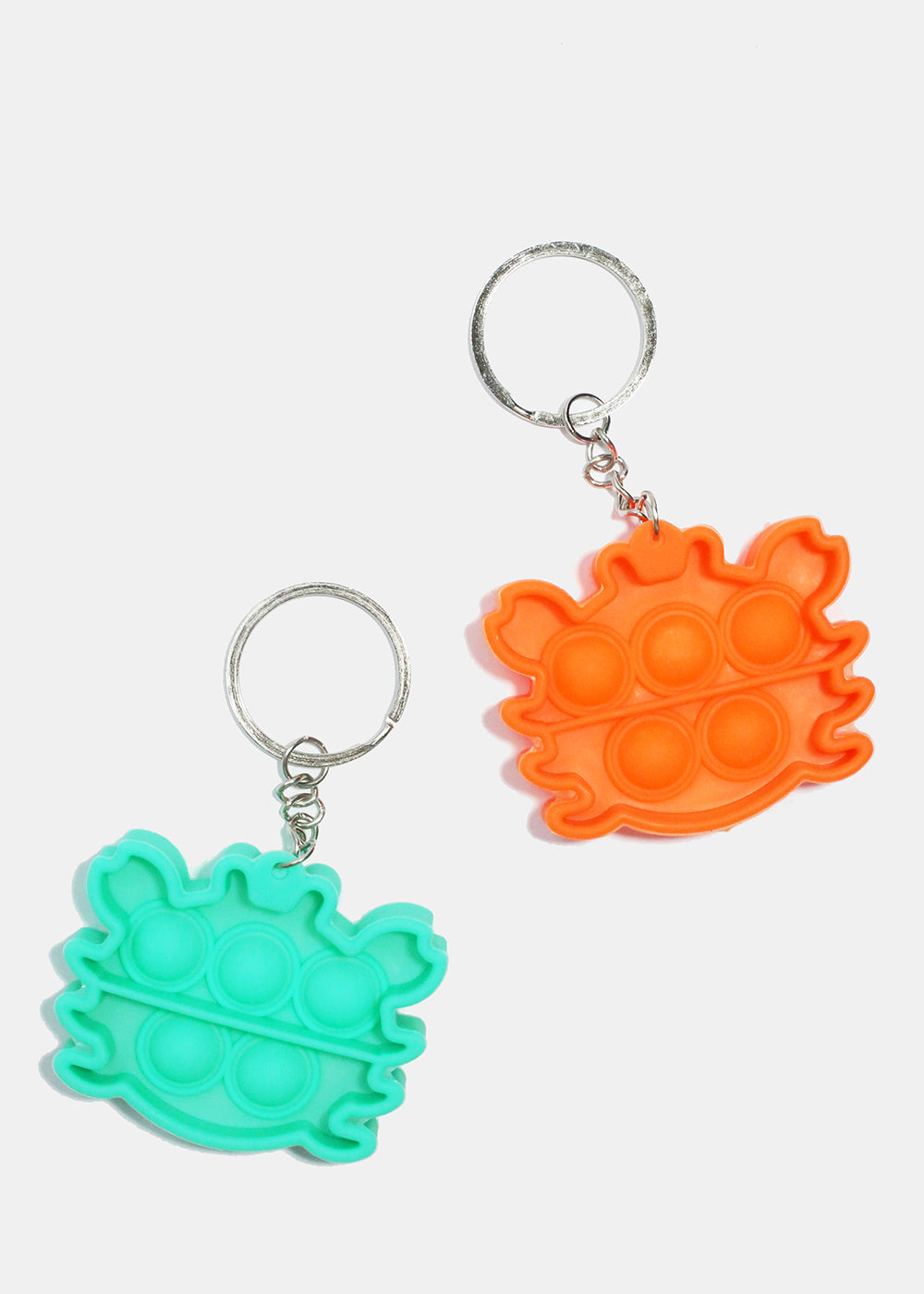 Cute Crab Push Pop KeyChain