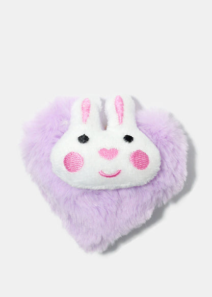 Fuzzy Bunny Keychain