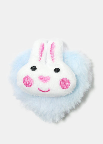 Fuzzy Bunny Keychain