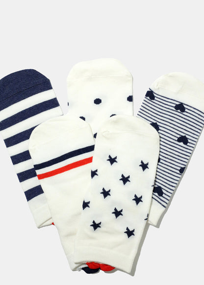 Multi Design Low Cut Socks
