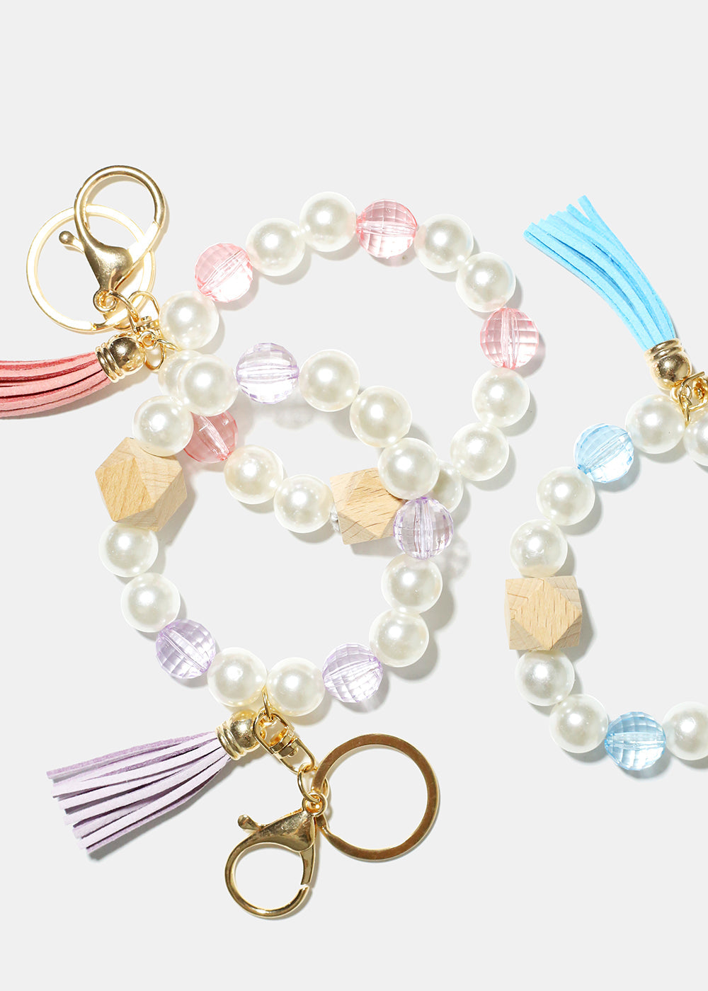 Pearl & Tassel Wrist Keychain