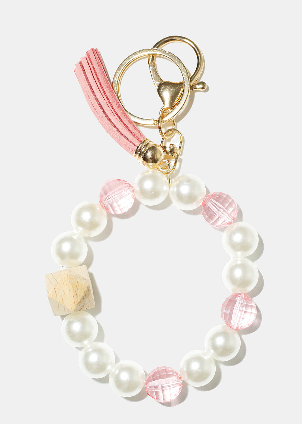 Pearl & Tassel Wrist Keychain