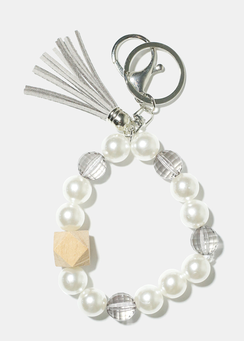 Pearl & Tassel Wrist Keychain