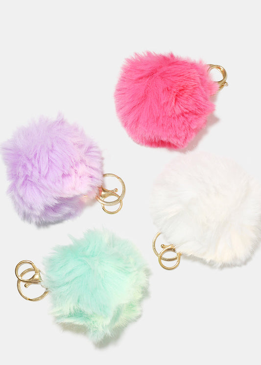 Pom Pom Keychain