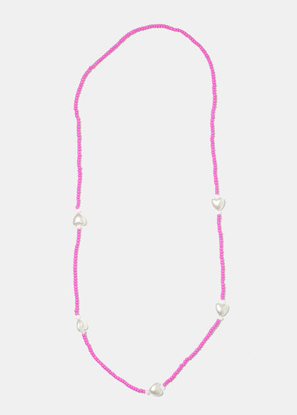 Heart Shape Pearl Bead Waist Chain