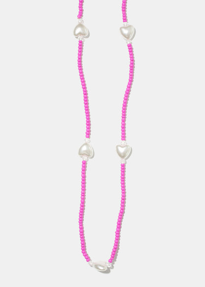 Heart Shape Pearl Bead Waist Chain