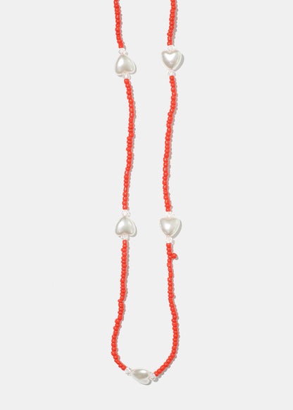 Heart Shape Pearl Bead Waist Chain