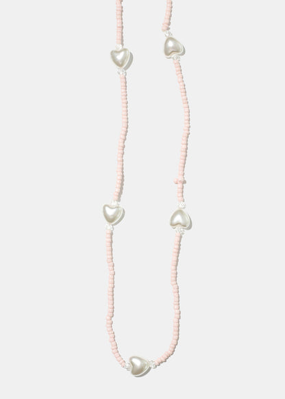 Heart Shape Pearl Bead Waist Chain