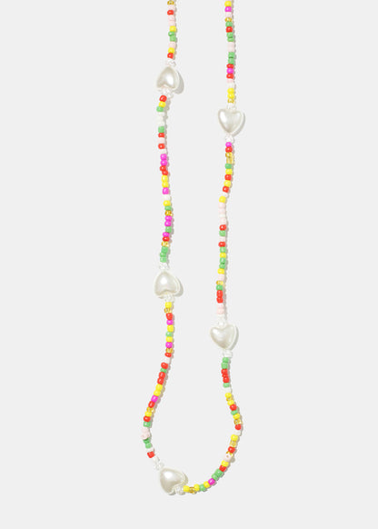 Heart Shape Pearl Bead Waist Chain