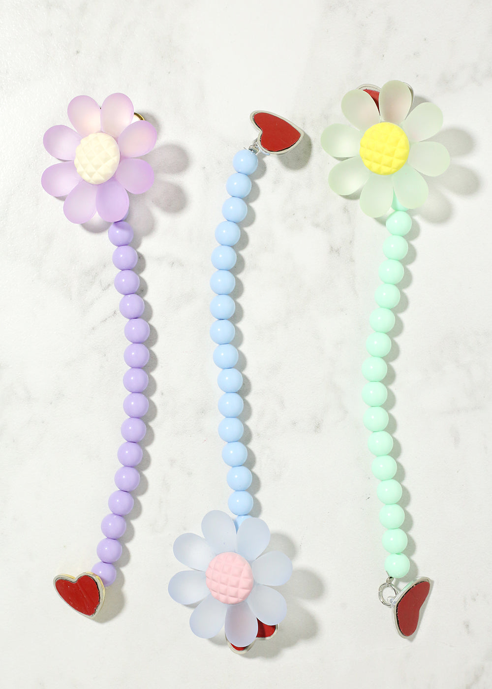 Flower & Bead Phone Strap