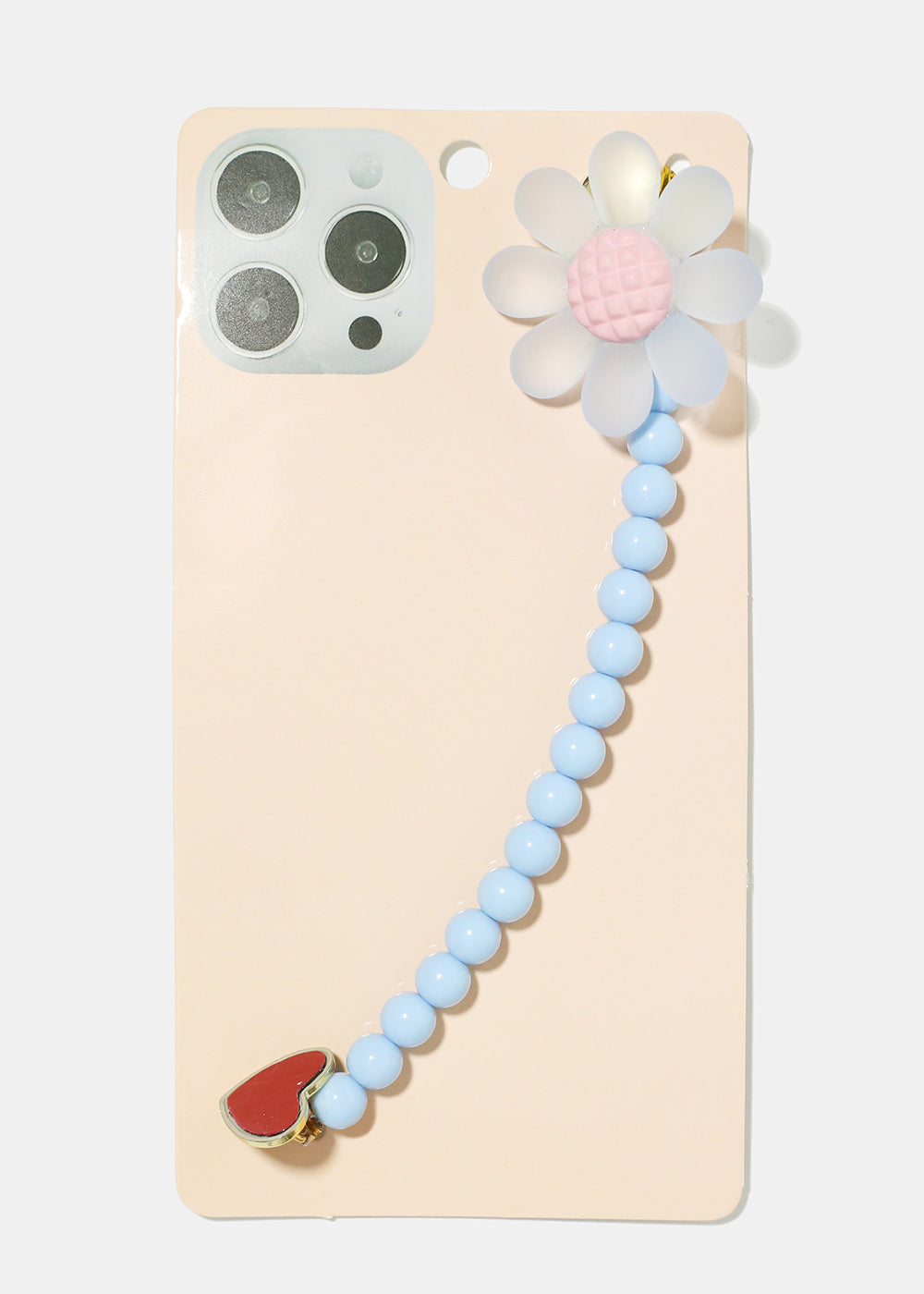 Flower & Bead Phone Strap