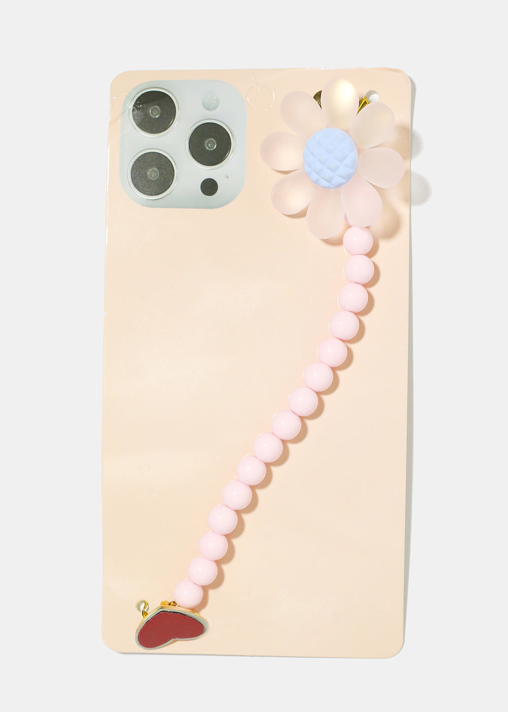 Flower & Bead Phone Strap